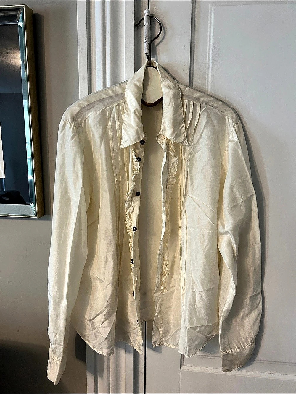 CP Shades silk Front Shirt Like New